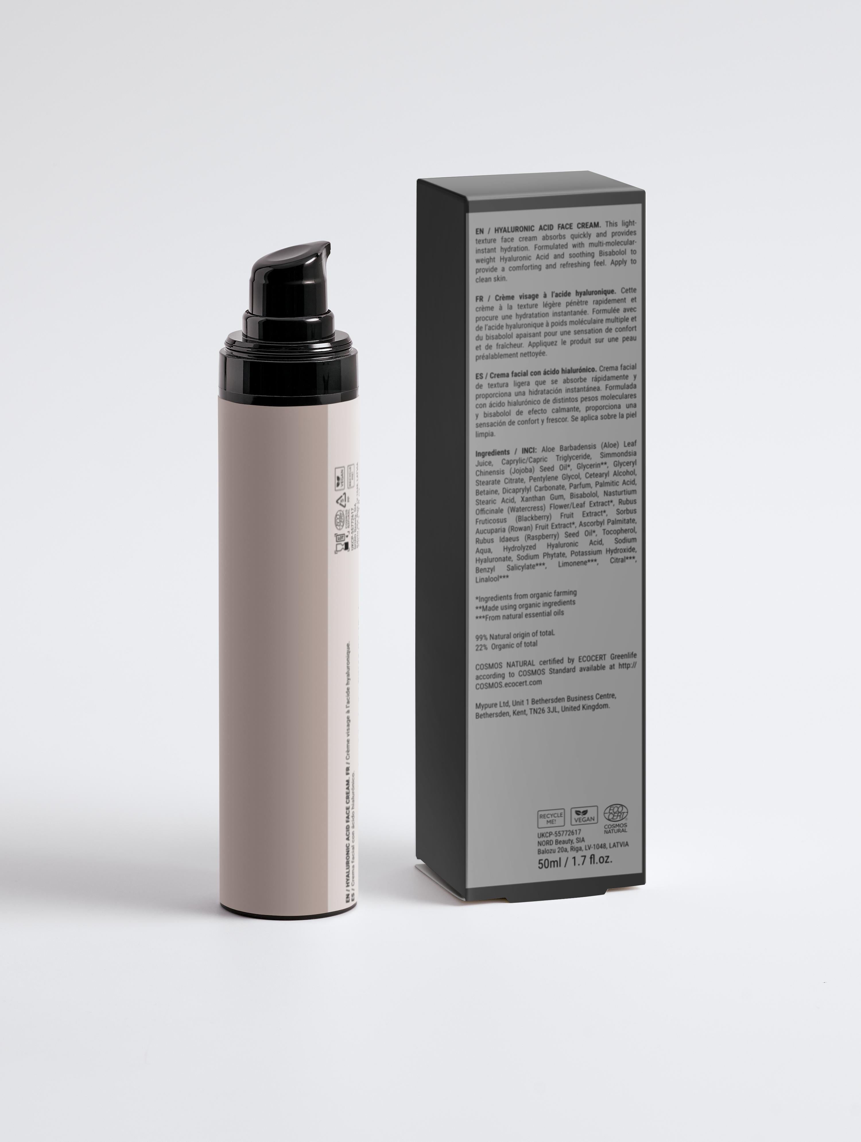 Hyaluronic Acid Face Cream for Men